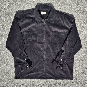 County Seat Men's Corduroy Black Jacket Size XL